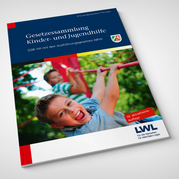 Umschlag der LWL-Gesetzessammlung Kinder- und Jugendhilfe, 10. Auflage (inklusive KJSG-Änderungen)